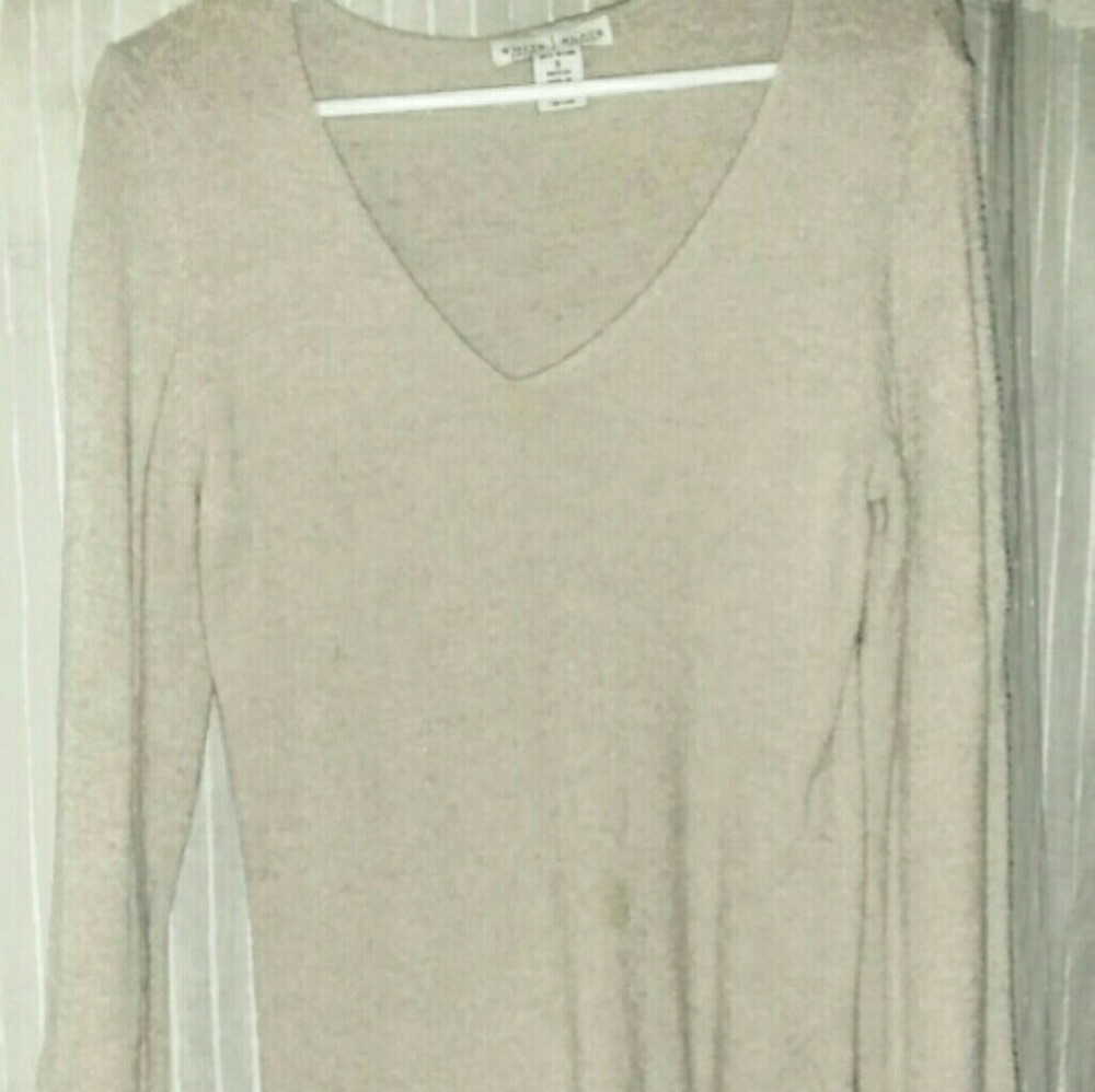 Black and White cashmeiere nylon sweater